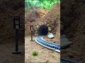 🚦 Train Tunnel Blocked with Stones! Will It Pass? 😱 | Realistic Diorama