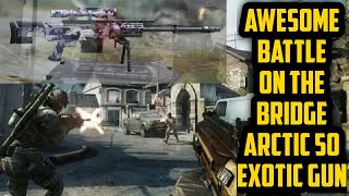 EXOTIC ARTIC.50 RANKED WIN ON THE BRIDGE ! CALL OF DUTY MOBİLE BATTLE ROYALE screenshot 5
