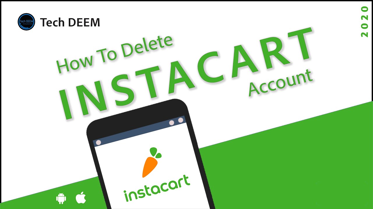 How To Delete Instacart Account | 2020 | #Shorts