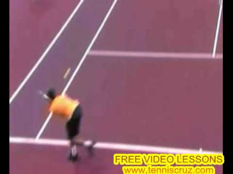 Radek Stepanek Slow Motion Tennis Serve Volley