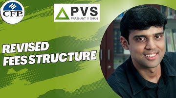 #CFP - CHANGE IN FEES | Prashant V Shah | CFP Coaching Lecture Videos