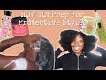 How I Prep My Natural Hair For Protective Styles