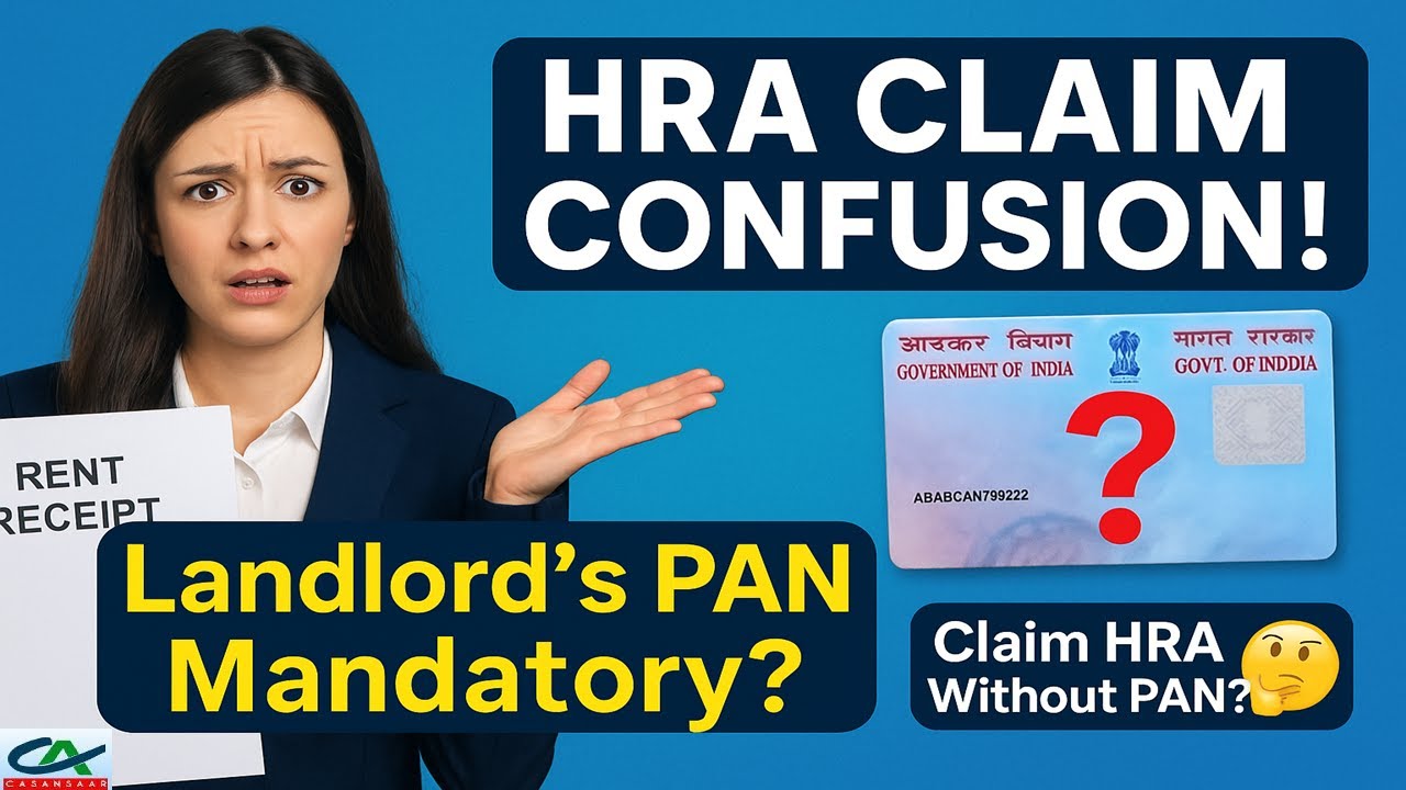 Claiming HRA Without Landlord's PAN Card in FY 2026-27