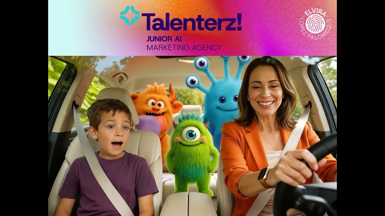 TALENTERZ! JUNIOR AI MARKETING AGENCY- Nacho y Plum van al cole.