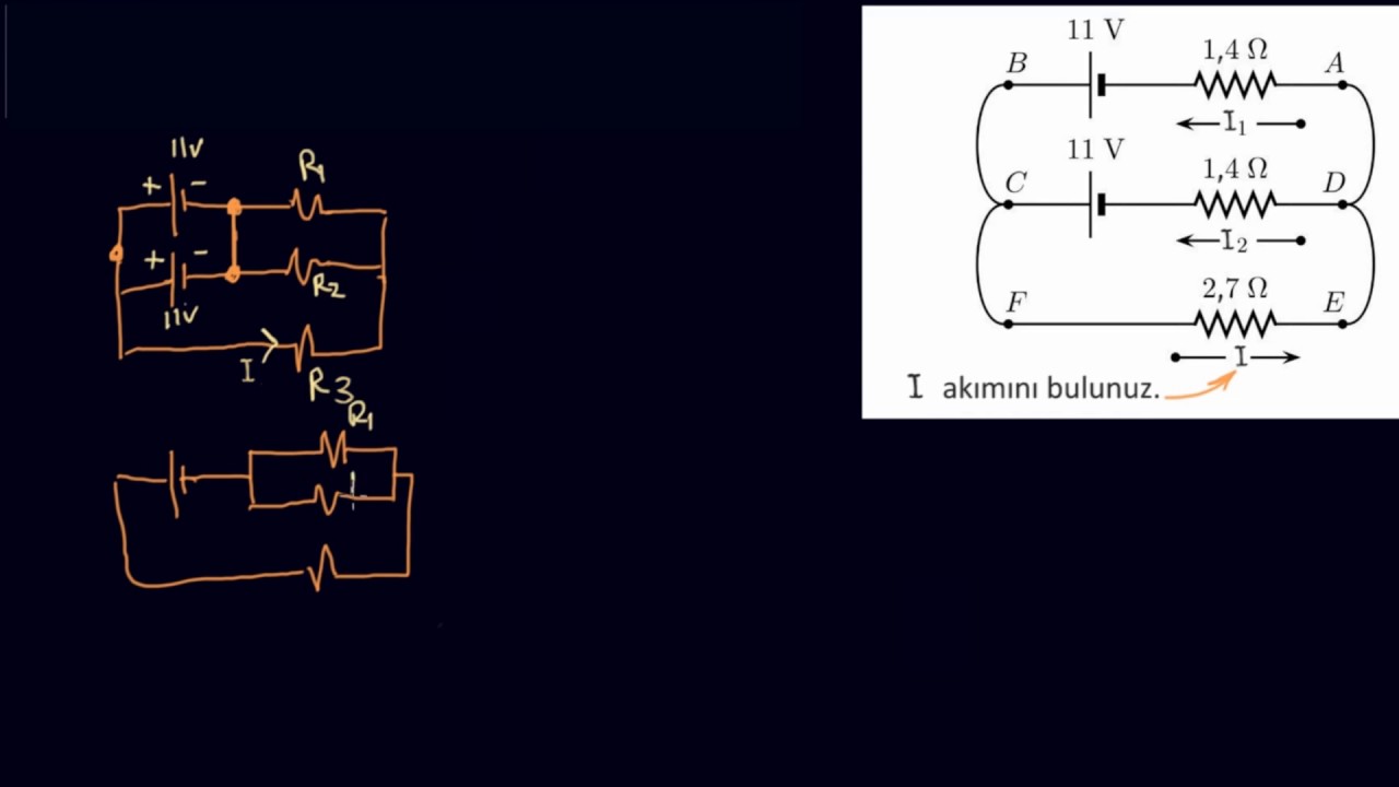 İki Pilli Bir Direnç Devresini İnceleyelim (Fen Bilimleri) (Fizik) (Elektrik Mühendisliği)