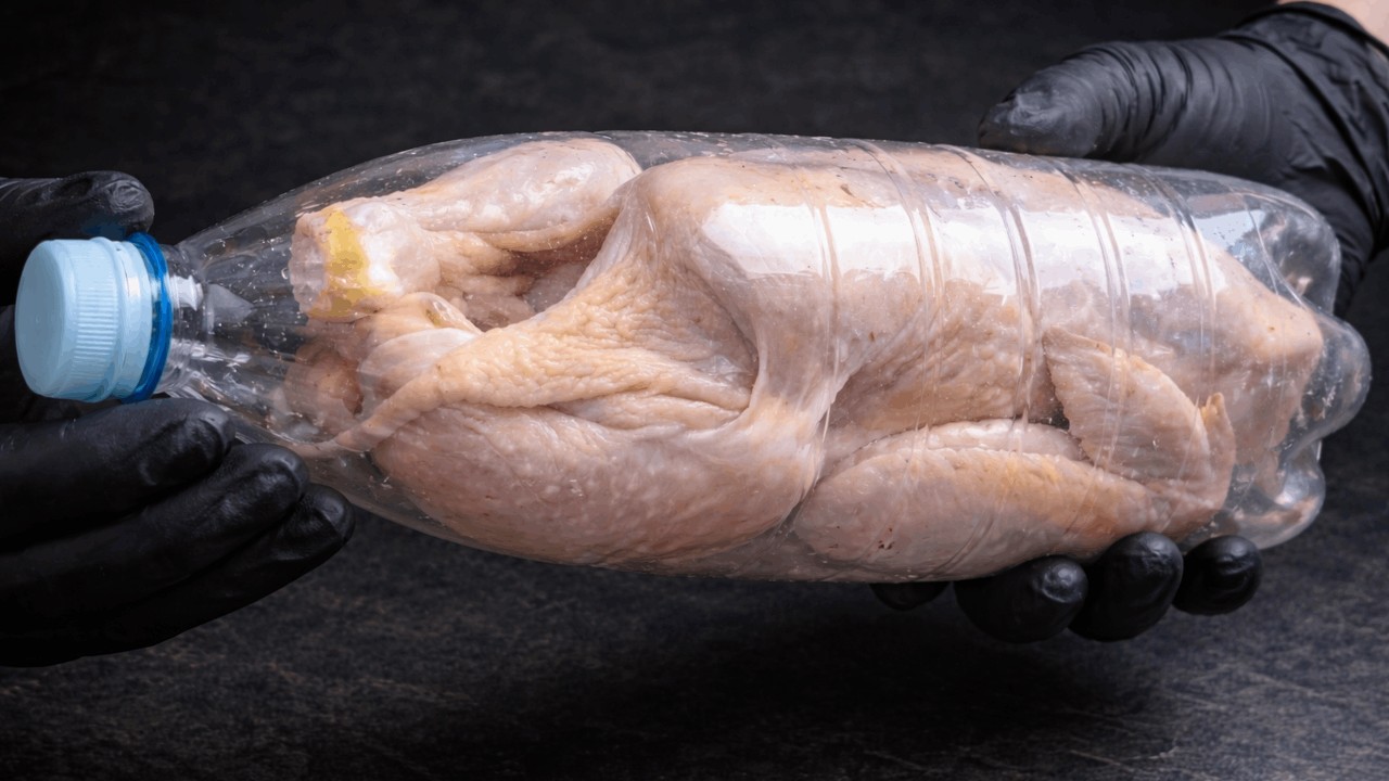 Кладу КУРИЦУ в бутылку и получаю КОЛБАСУ. Колбаса домашняя. Натуральная без добавок и красителей