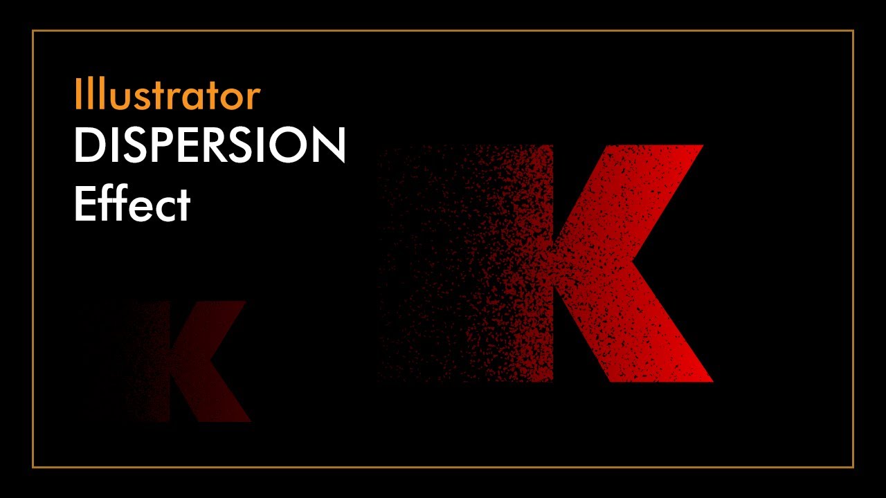 Dispersion Text in Adobe Illustrator | Illustrator Tutorial | Bfly ...