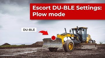 Plow Mode configuration | Escort DU-BLE Wireless angle level sensor