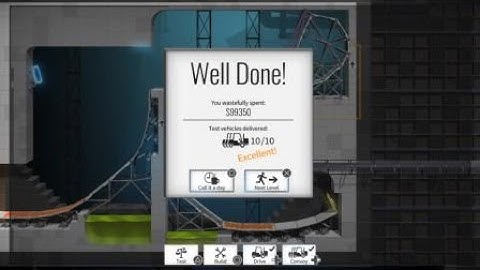 Bridge Constructor Portal - Level 34