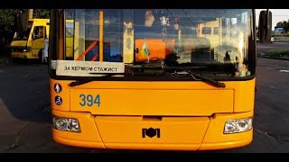 Черкаський тролейбус- Стажування на БКМ 321 08.07.2018 / Cherkasy trolleybus- Internship on BKM 321