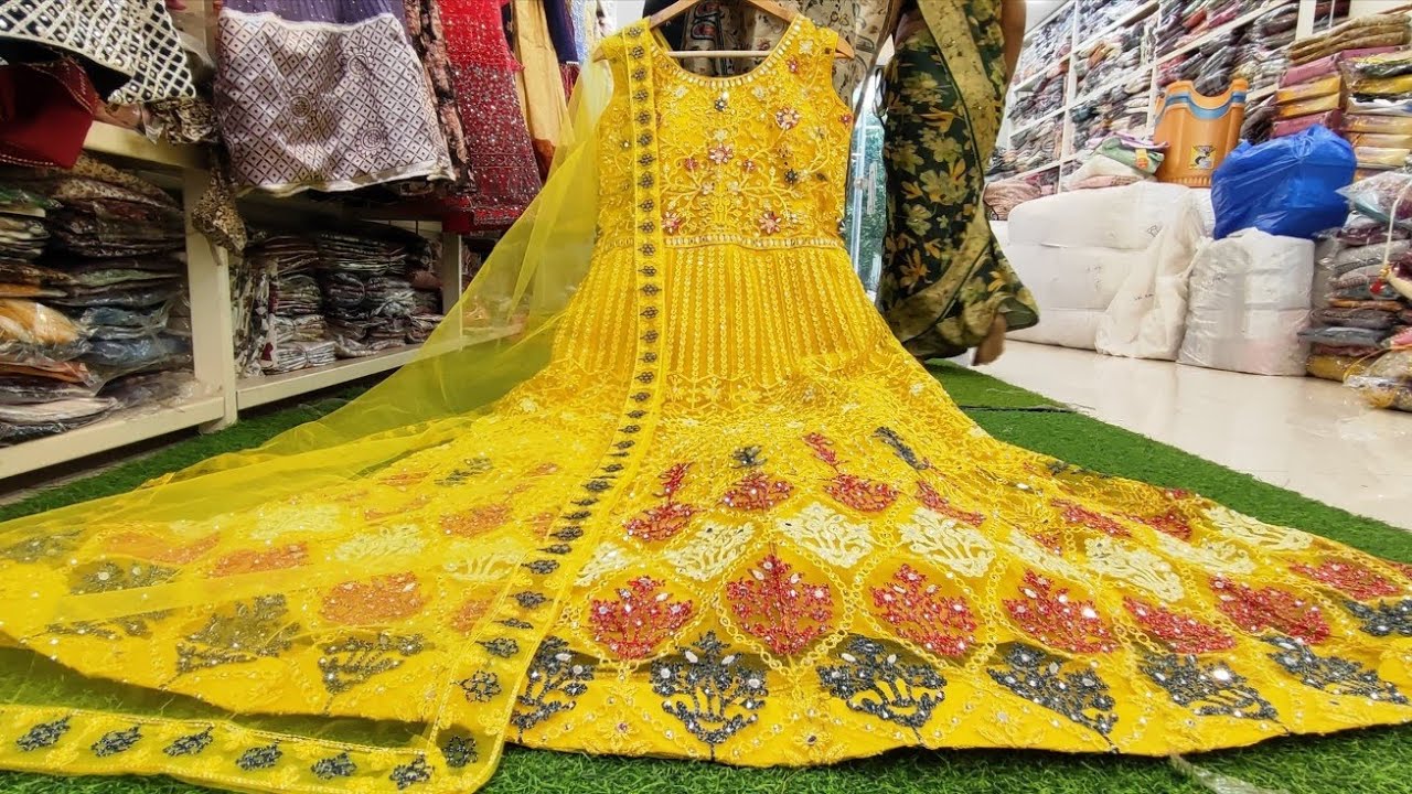 200Rs Vijayawada Biggest Wholesale Shop/Partywear&Festival Long Gowns/Courier