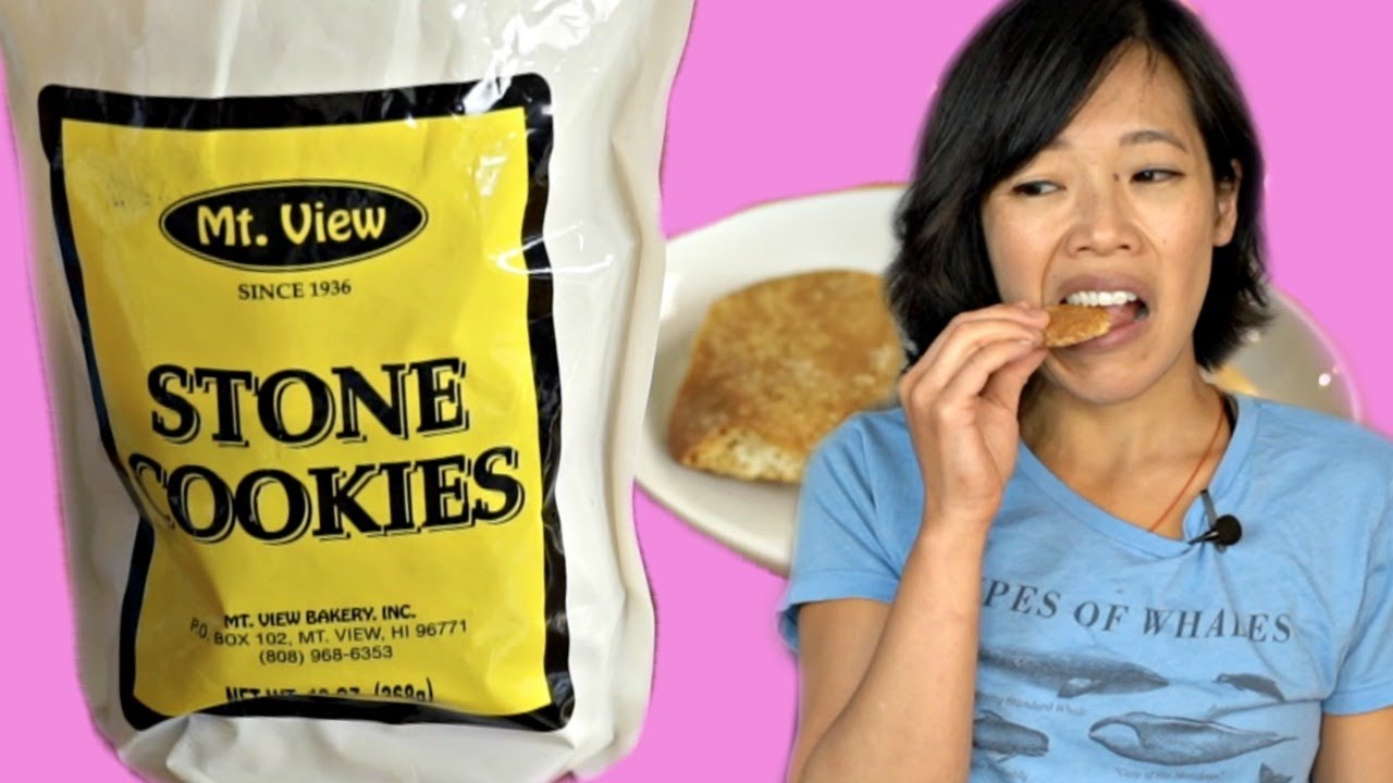 STONE COOKIES Taste Test & Recipe | HARD TIMES -- food from times of scarcity | emmymade