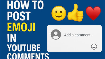 How to post Smileys in Youtube comments from Laptop Or computer