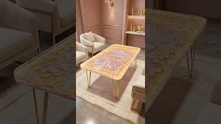 DIY Luxury Epoxy Resin Table Pour 🌸