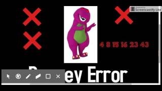 Barney Error 13 (The Return Of Barney Errors)