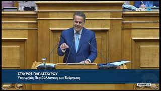 Σ. Παπασταύρου (Υπ. Περιβάλλοντος & Ενέργειας) (Κύρωση Κώδικα Χωροταξίας - Πολεοδομίας) (04/06/2026)