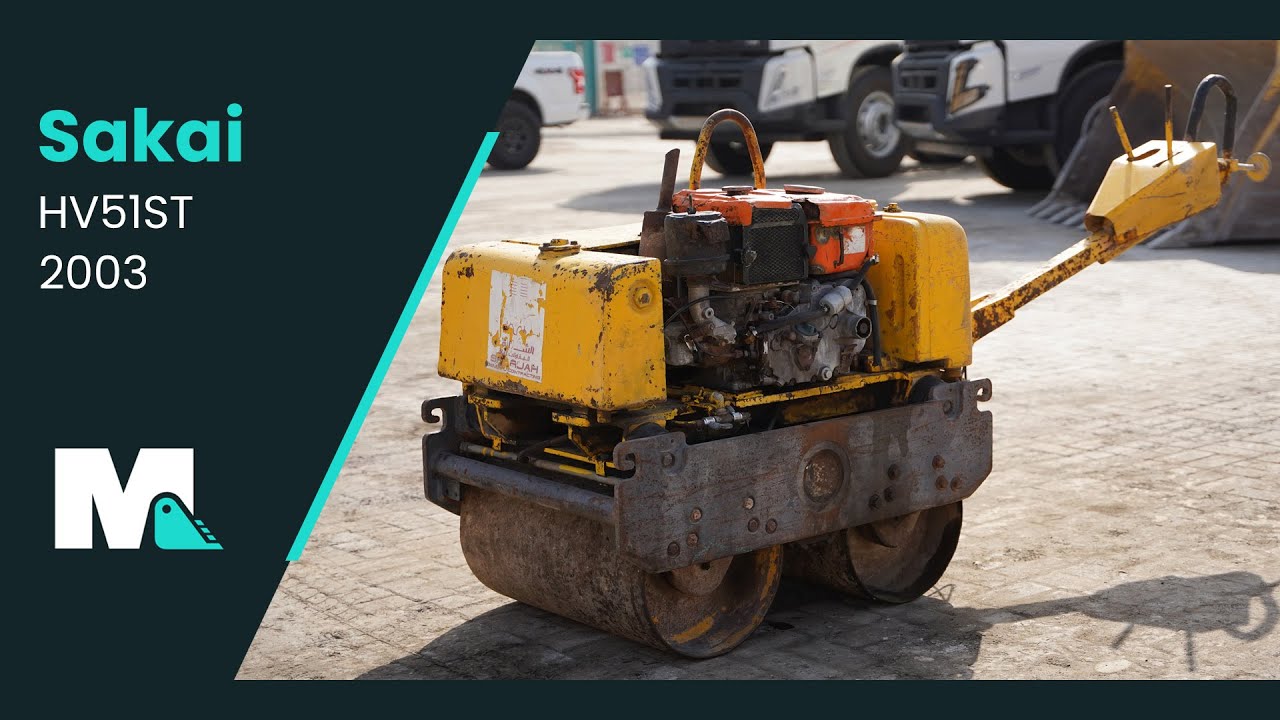 Sakai HV51ST Walk-Behind Double-Drum Roller | 2003