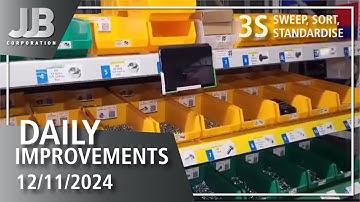 3s and Lean Improvements 12th November