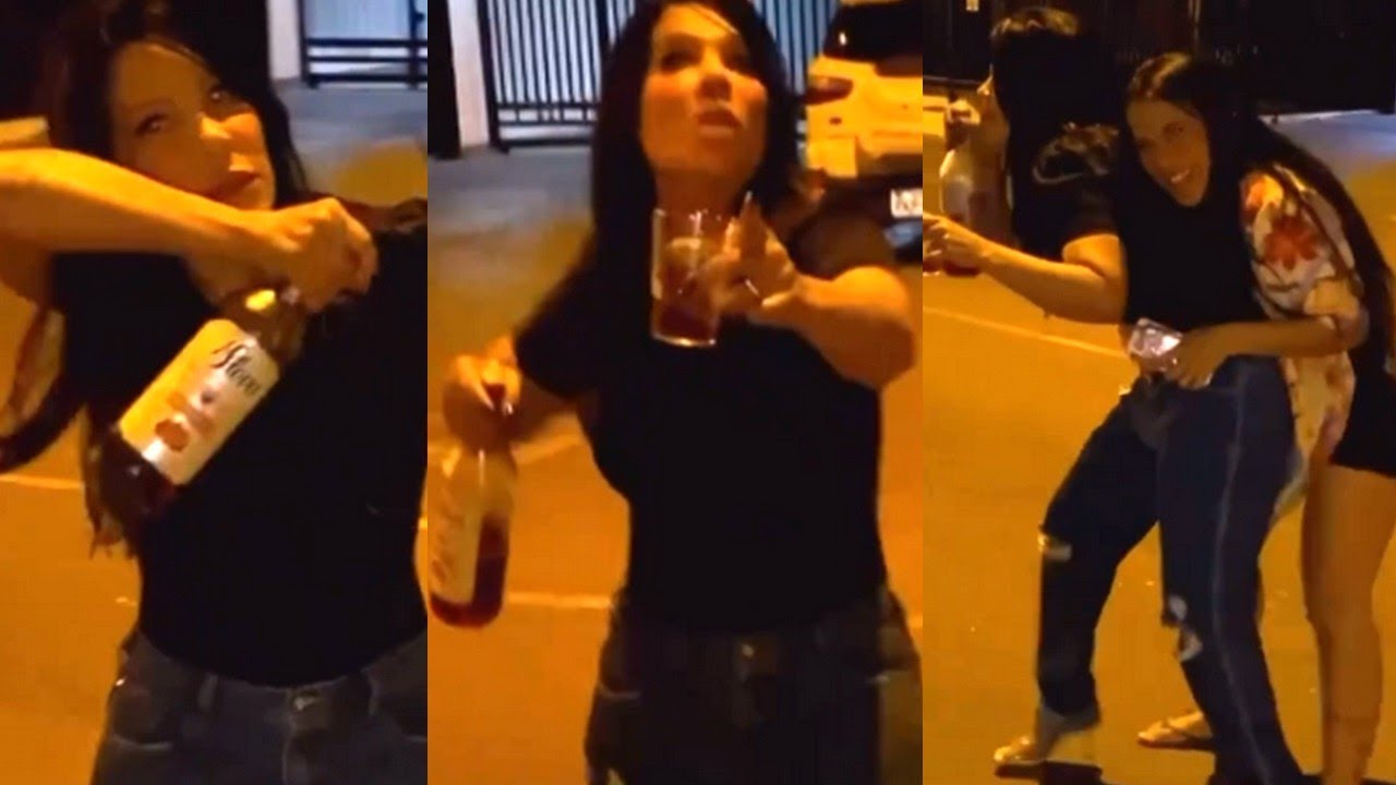 BEBADA, Silvânia Aquino É FILMADA DANDO TRABALHO e QUASE LEVA TOMBO NO MEIO DA RUA