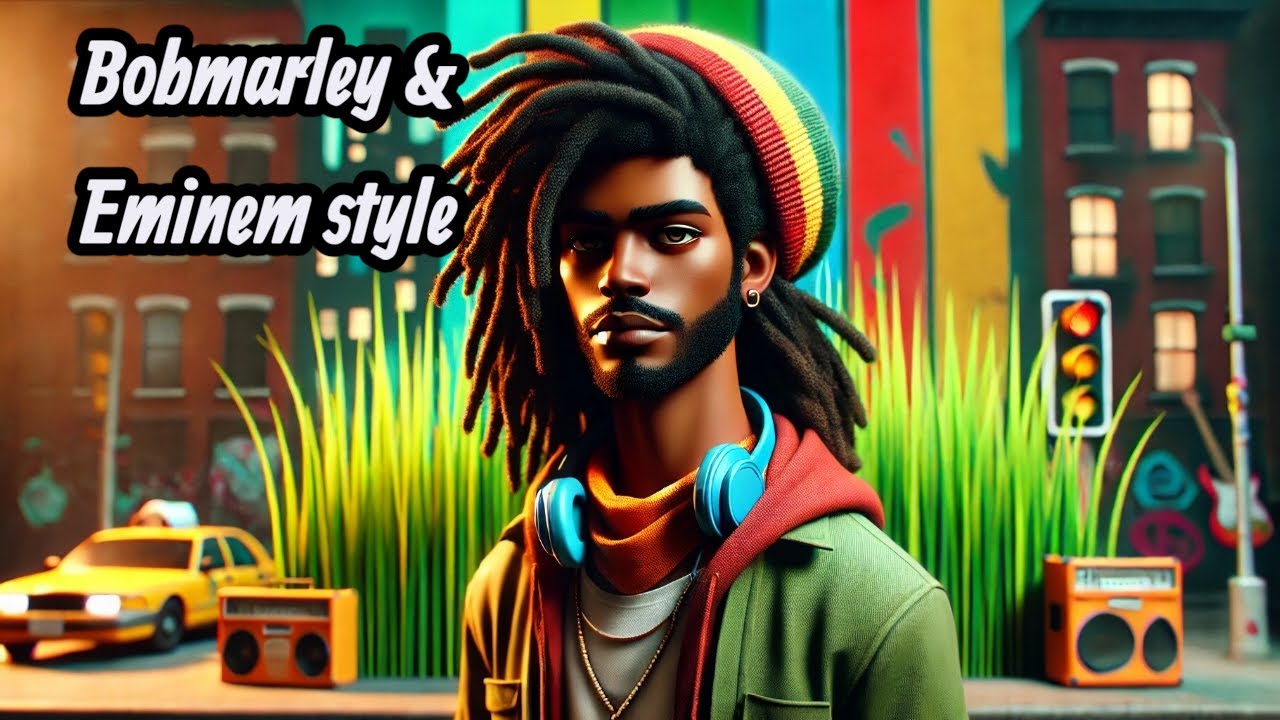 Eminem ft Bob Marley  Midnight Echoes — a moody reggae-noir anthem that builds into a lightning