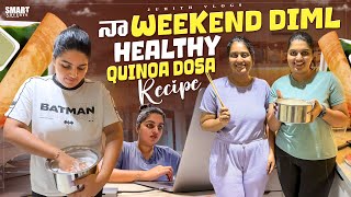 |నా Weekend Day in my life with Julie😍|Healthy Quinoa Dosa Recipe for Weight lose?|Kitchen Restock|