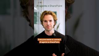 Connecting AI agents to SharePoint? Start here. #unstructureddata  #ai #sharepoint