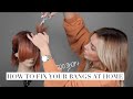 How to Fix Your Bangs At Home like a Pro!