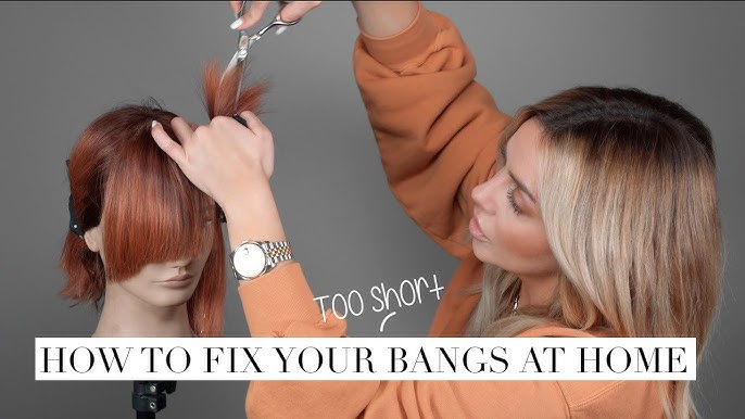 Cut Your Bangs Too Thick Here S How To Fix Them Youtube