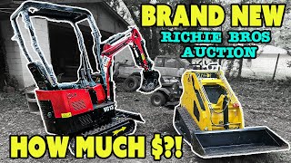 $$$ How Much? Brand New Chinese Mini Excavator and Mini Skidsteer  First Drive  First Auction