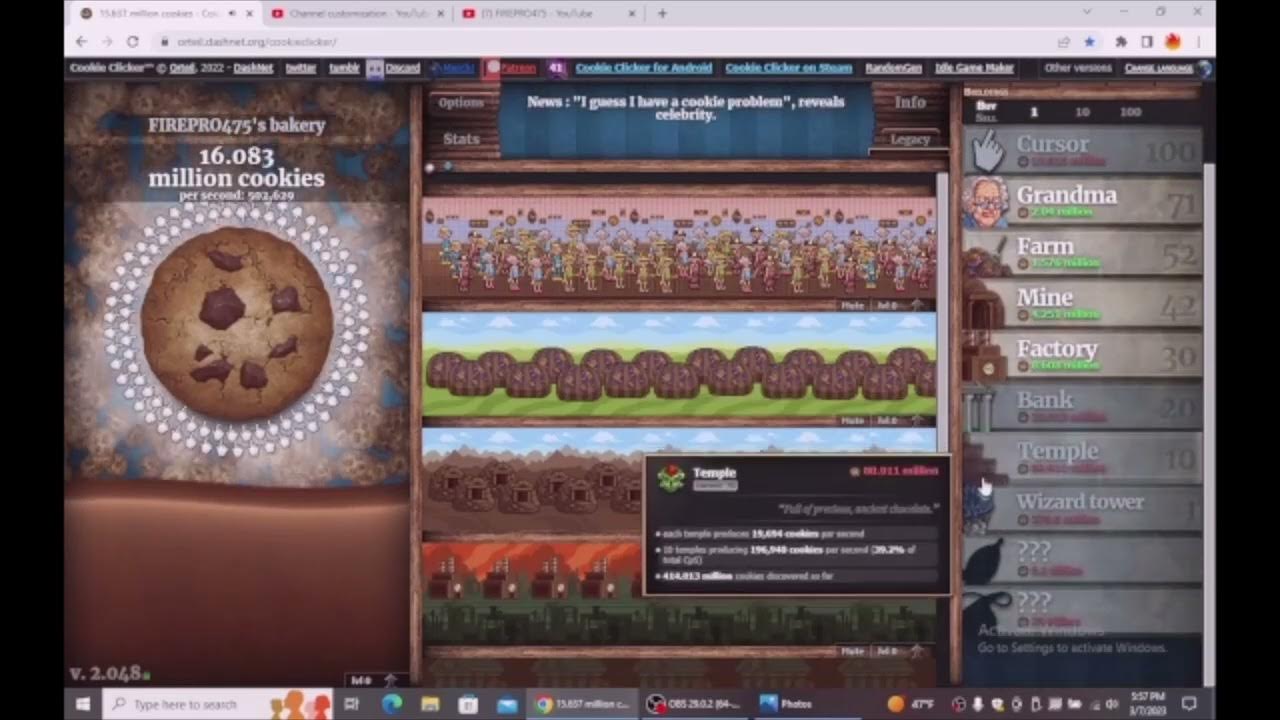 cookie clicker ep #4 first shipment + unlocked all building mini games! 