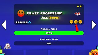 Blast Processing DASH WORLD 2 || ALL COINS