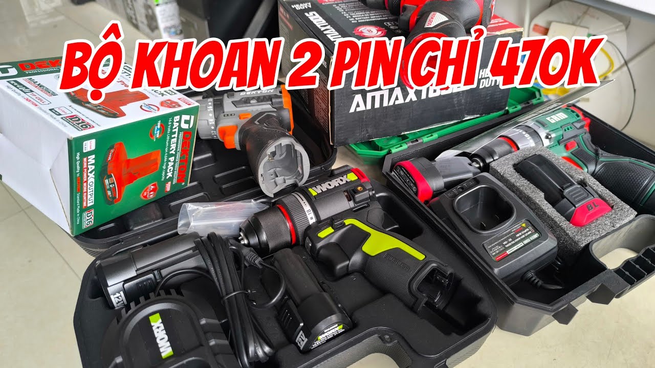 5 mẫu khoan Pin chọt nhỏ gọn cho anh em tham khảo