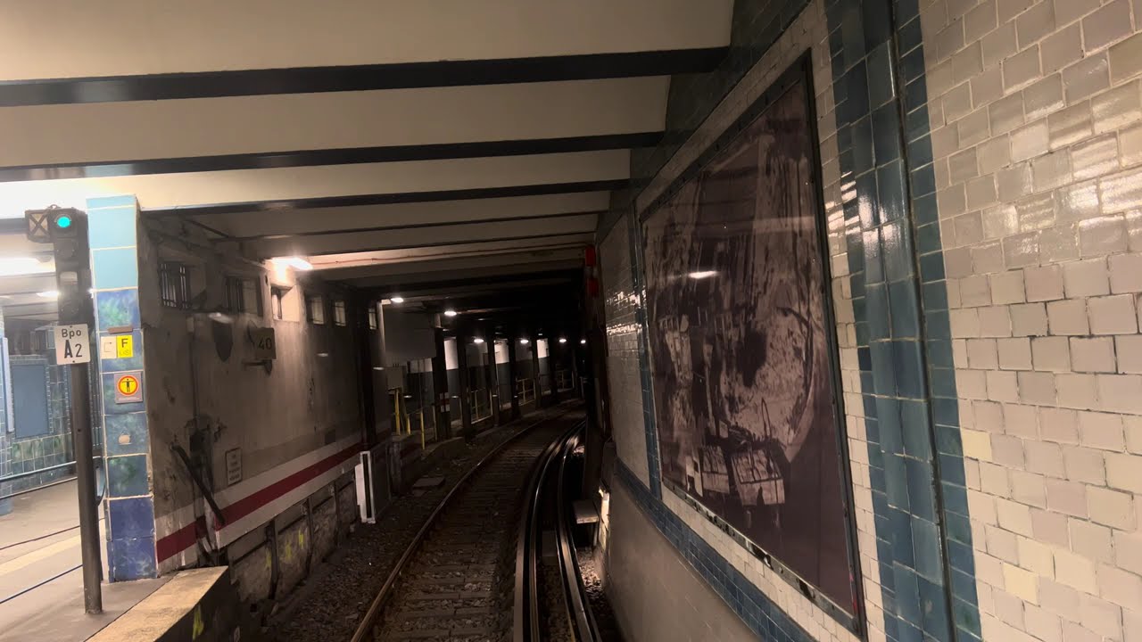 U-Bahn Berlin - Führerstandsmitfahrt U4 Teil 1