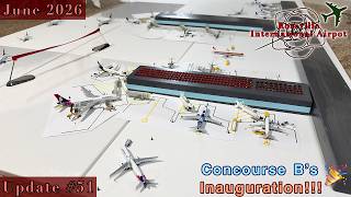 Concourse B's Inauguration!!!| 1:400 Roseville International Airport| Update #51| June 2026