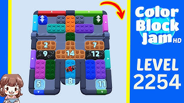 Color Block Jam Level 1347 (2254) Solution Walkthrough