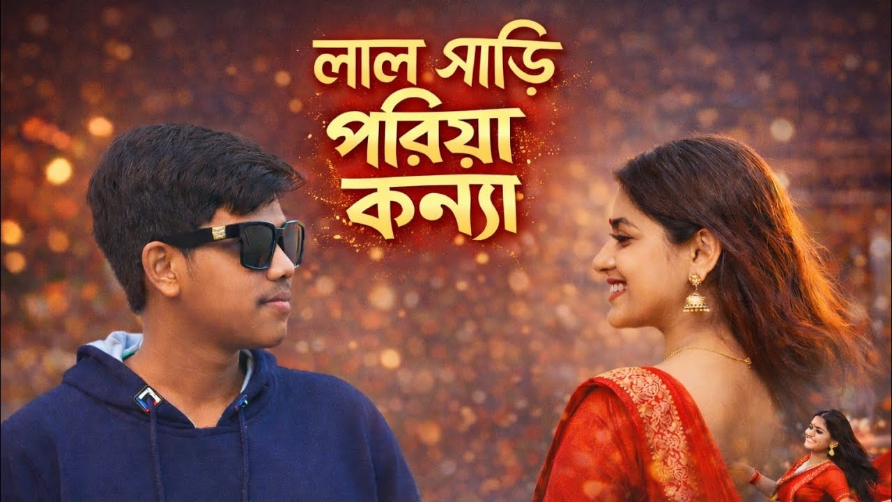 লাল শাড়ি পরিয়া কন্যা || Lal Shari poriya Konna || বিপ্লবের লেখা || বাংলা নতুন গান