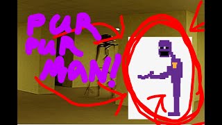 VERY SCARY PURPLE GUY AFTON BOI CAUGHT ON CAMERA BY PATHEW MATRICK IN THE BACKROOMS SO NOT CLICKBAIT