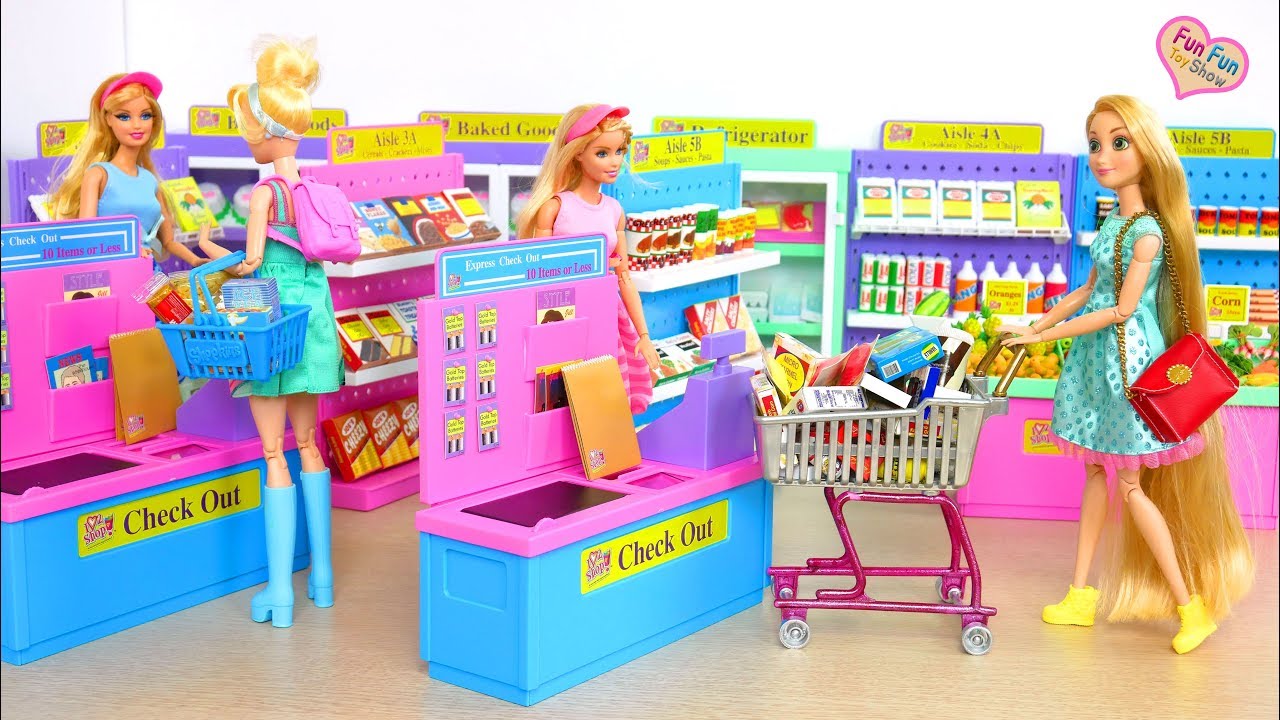 cool shopping barbie