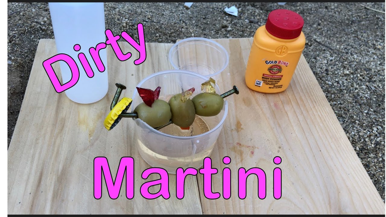 Dirty Trashy Martini- The Traveling Happy Hour