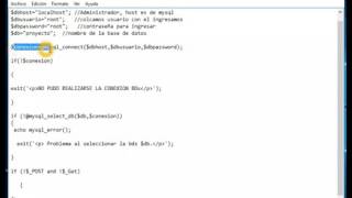 ANUARIO  con mysql, php y html parte 5
