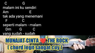 Kunci Gitar Munajat Cinta   The Rock  Chord Asik Legit Enak