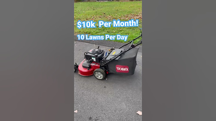 Make $10,000 Per Month Mowing Lawns?!?! #shorts