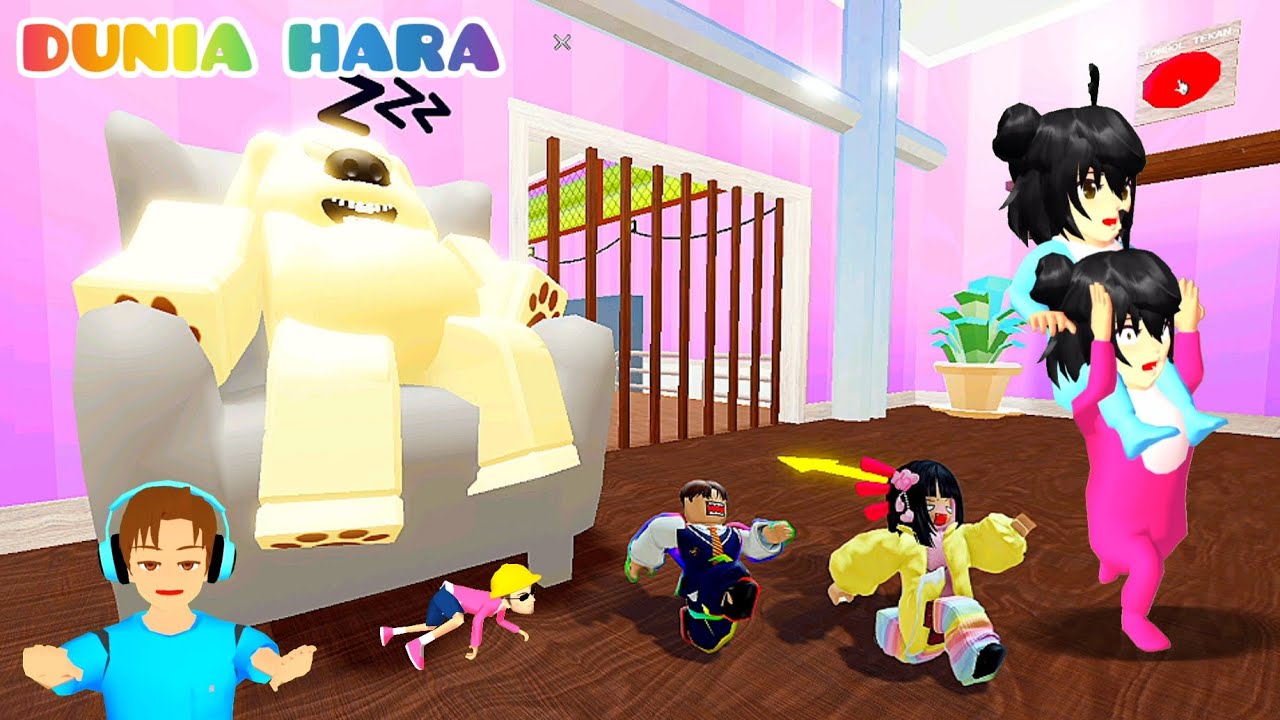 Yuta Mio Dikejar Anjing Gila Dan Kucing Gila | Baby Hara Takut Pantatnya Kena Gigit | Dunia Hara