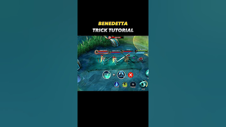 Benedetta Trick Tutorial 😱 - Mobile Legends