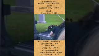 GG Allin Funeral 1993, Littleton NH. #ggallin