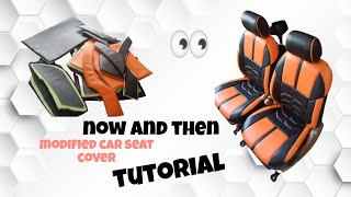 for beginners modified car seat in leather tutorial #jeffersonofficialchannel