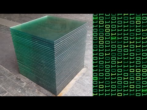 #Binary #codeBinary code Glass cube sculpture 11001010110010 #funny #video #trending #viral #fun