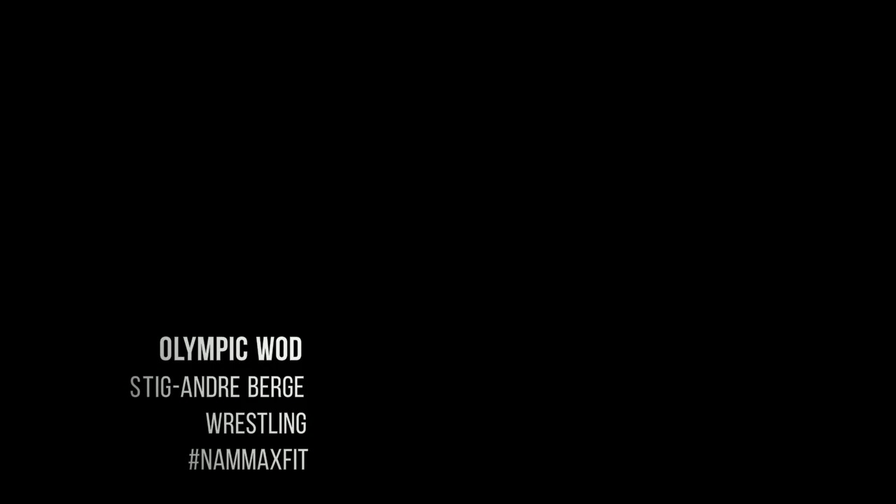 April 25th 2020 - Olympic WOD - Stig - Andre Berge