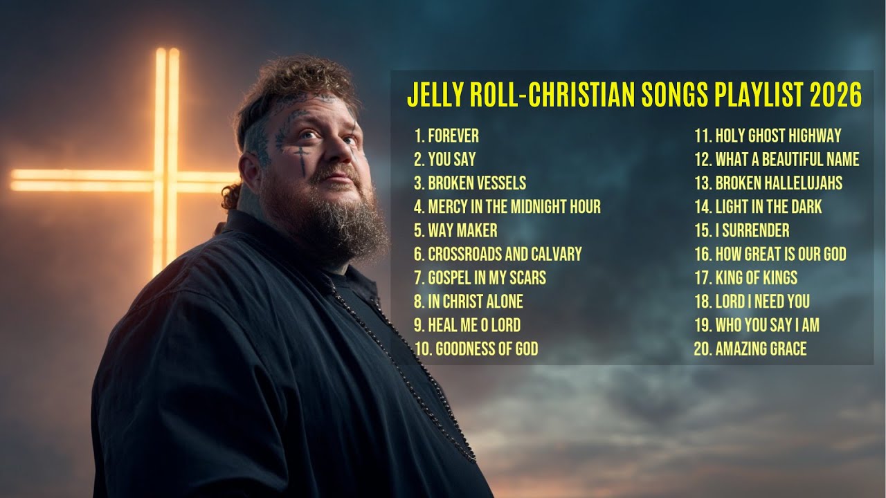 Inspired by Jelly Roll - Christian Songs Playlist 2026 - Gospel Praise and Worship Music