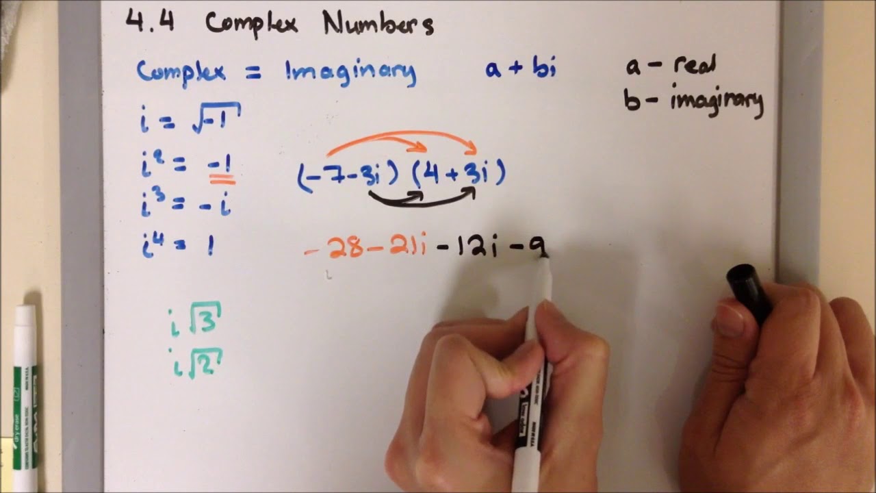 A2 4.4E Multiplying Complex Numbers - YouTube